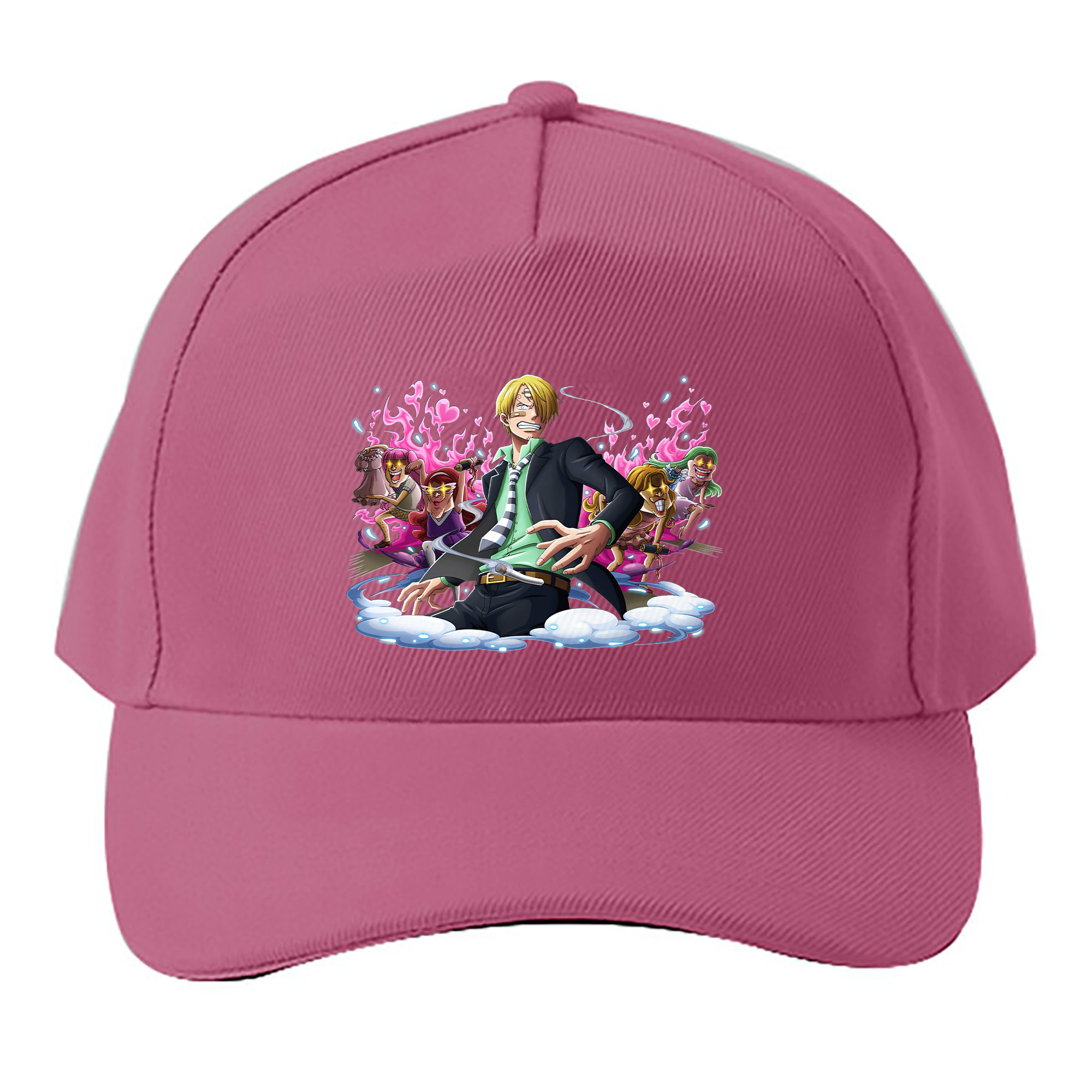 （画像用） ワンピース サンジ ONE PIECE Sanji ベースボールキャップ 綿100％ 男女兼用 帽子 スポーツ